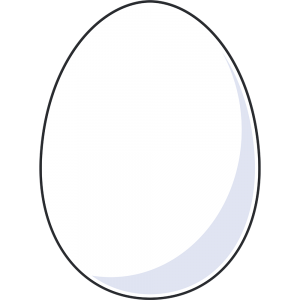 卵のデッサンの描き方 輪郭線の太さと影の濃さに気をつけて描こう 見習いひきこもりのブログ
