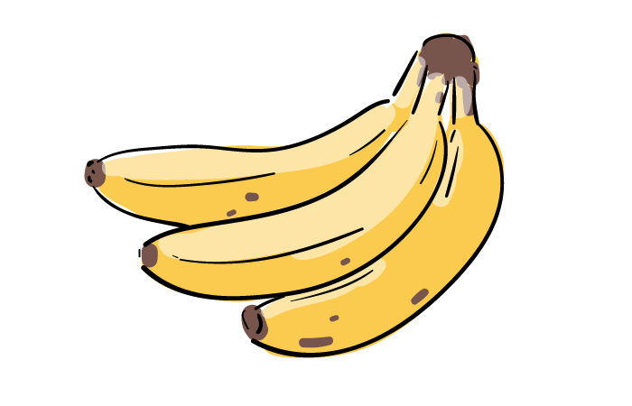 バナナデッサンのコツ タッチを意識して立体感を出そう 見習いひきこもりのブログ